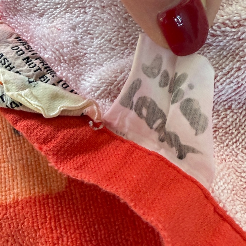 Vintage Sesame Street Big Bird Beach Towel - Made in Japan - Franco Mftg - Picture 9 of 13